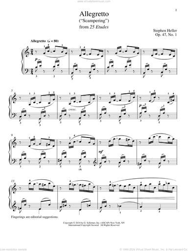 Scampering, Op. 47, No. 1