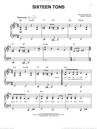 Sixteen Tons