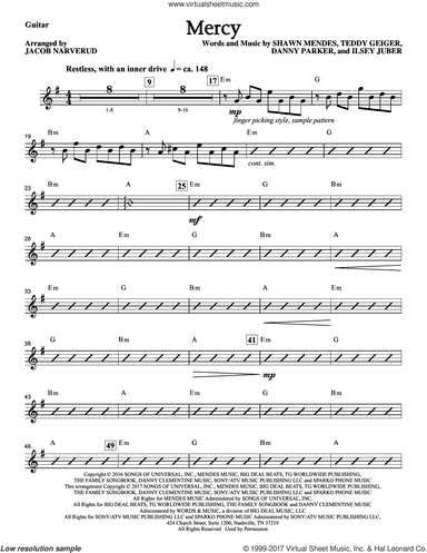 Mercy (arr. Jacob Narverud) (complete set of parts)