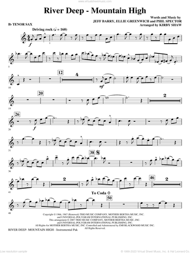 River Deep, mountain high (arr. kirby shaw)