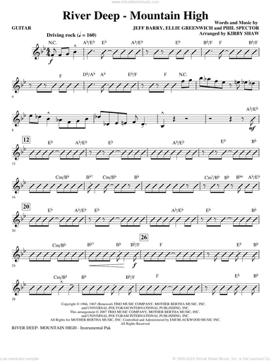 River Deep, mountain high (arr. kirby shaw)