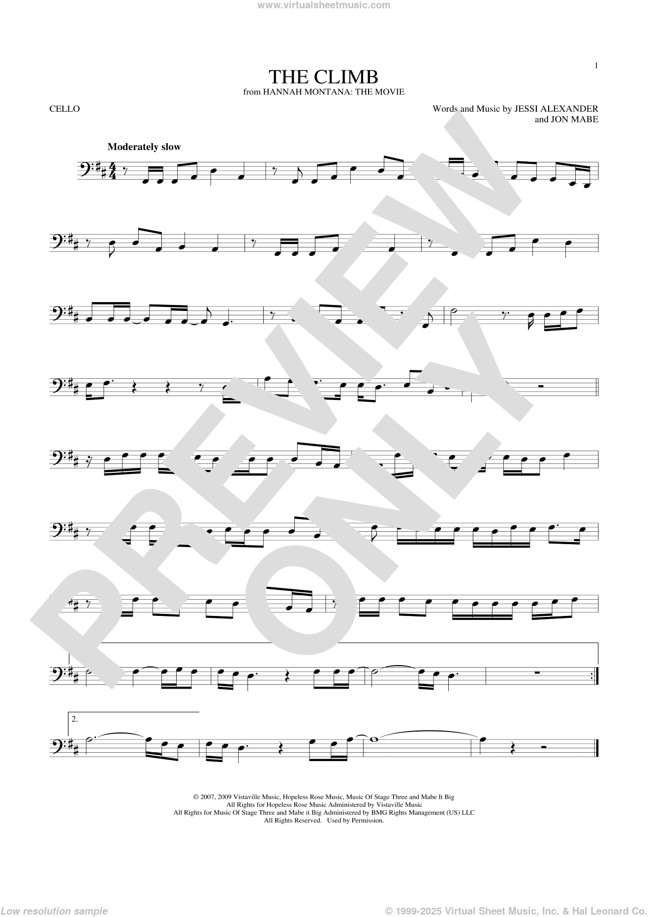 The Climb (from Hannah Montana: The Movie)