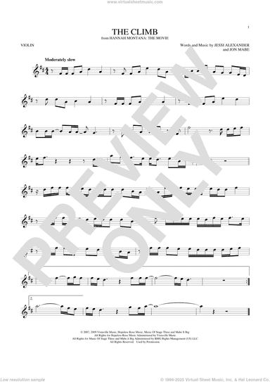 The Climb (from Hannah Montana: The Movie)
