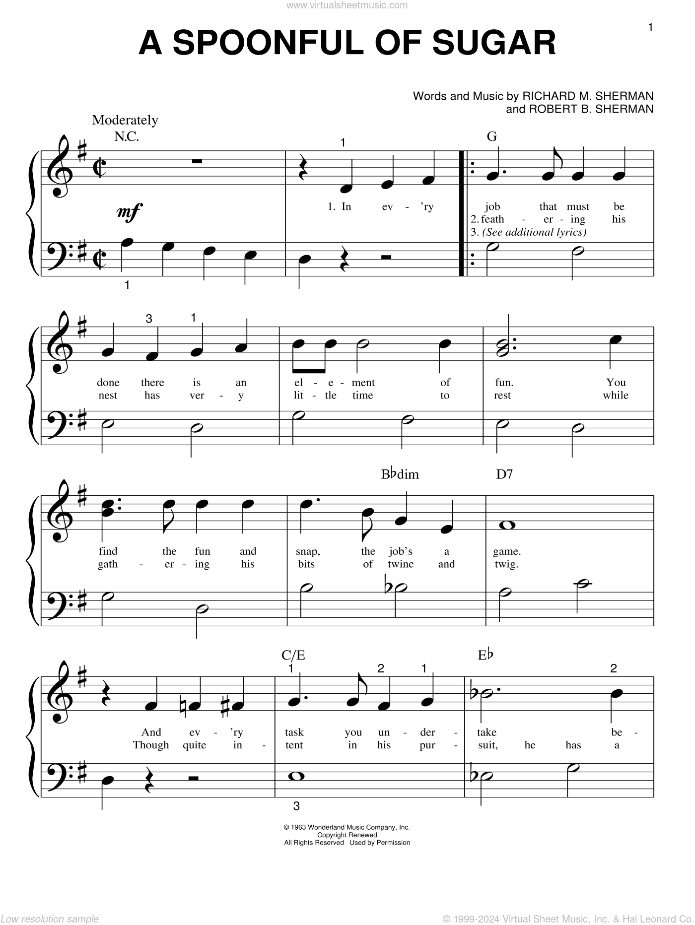 A Spoonful Of Sugar (from Mary Poppins)