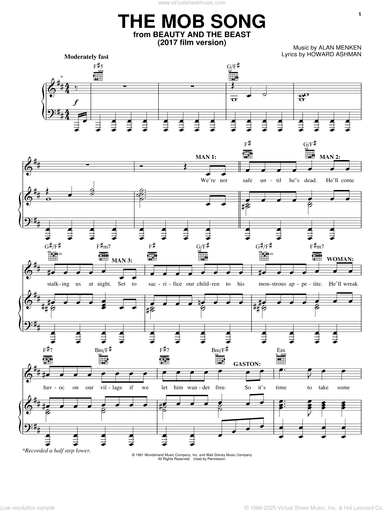 The Mob Song (from Beauty And The Beast)