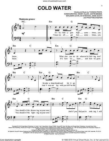 Cold Water (featuring Justin Bieber and MO)