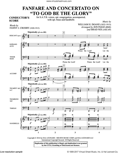 Fanfare and Concertato on "To God Be the Glory"