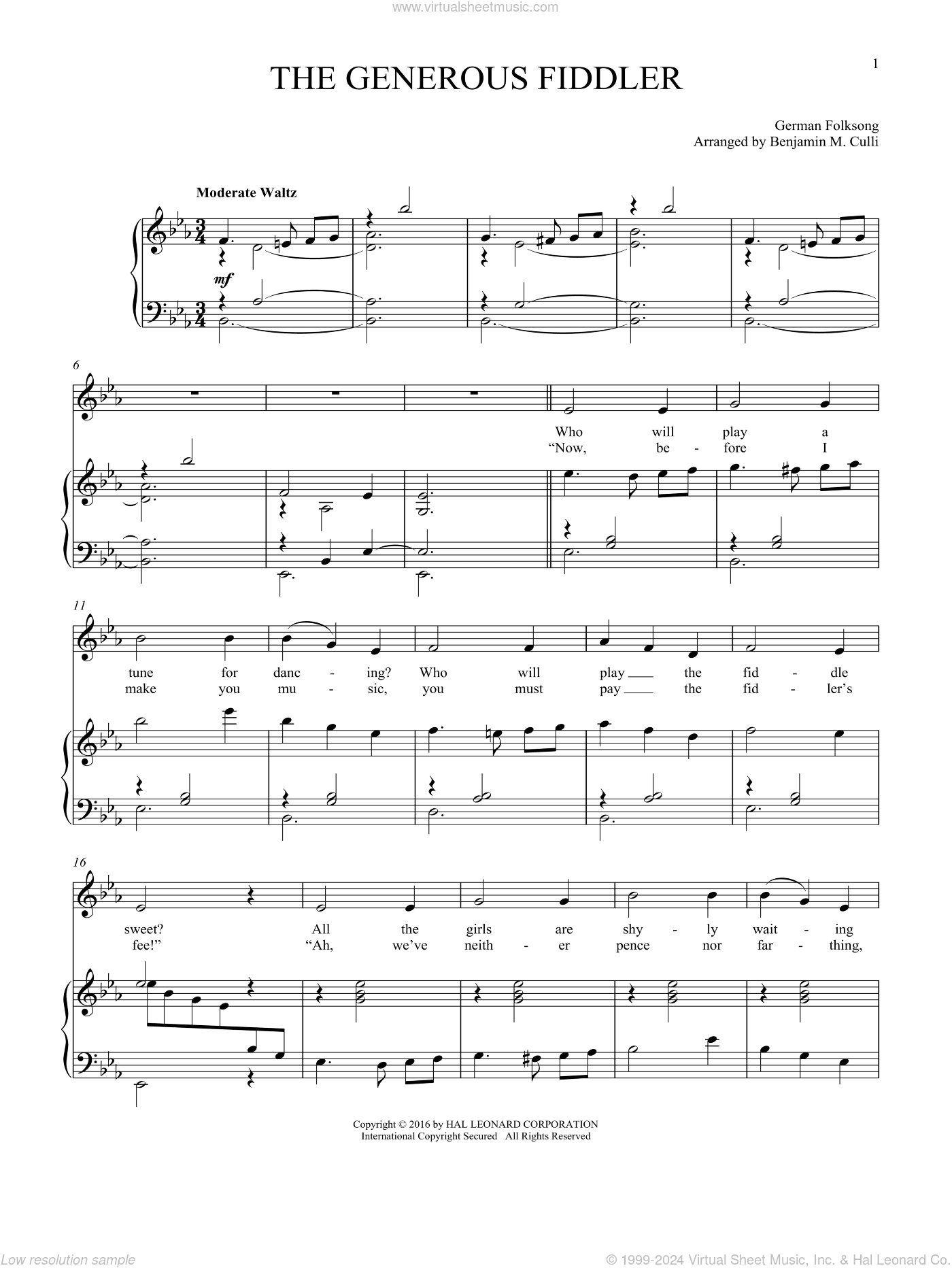 The Generous Fiddler