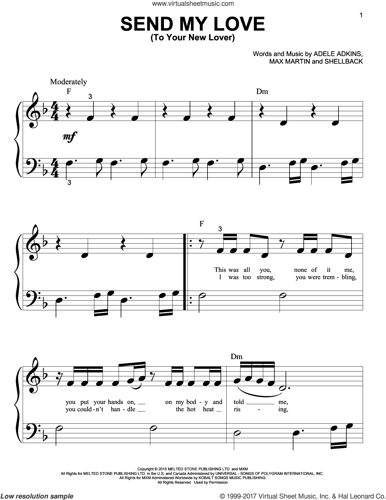 Send My Love (To Your New Lover)