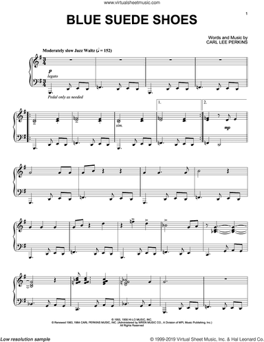 Blue Suede Shoes [Jazz version]