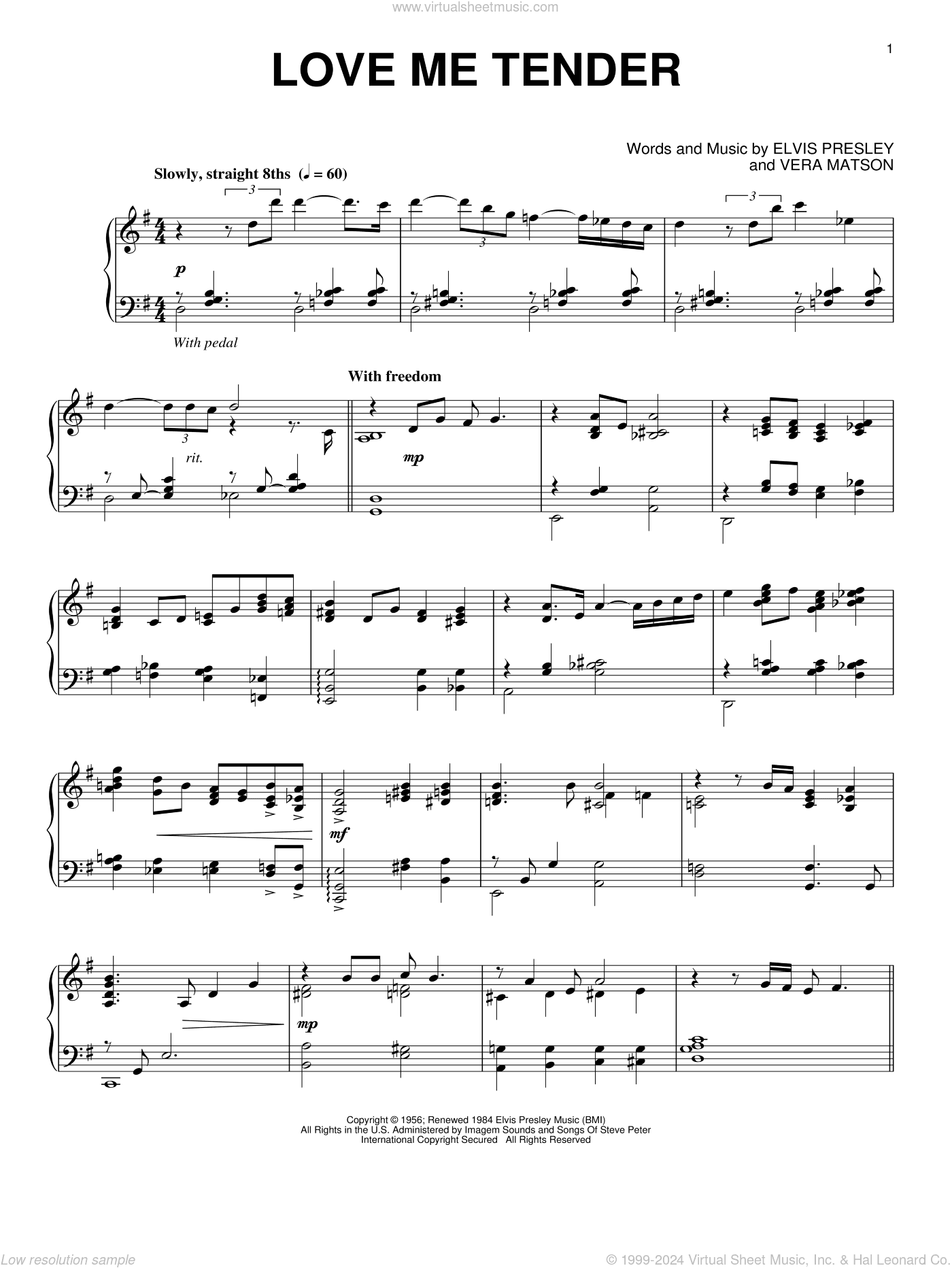 Love Me Tender [Jazz version]