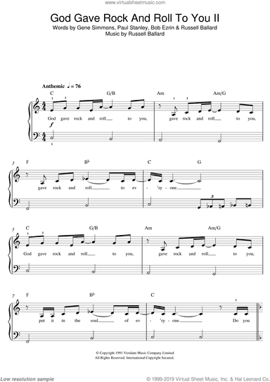 God Gave Rock And Roll To You II