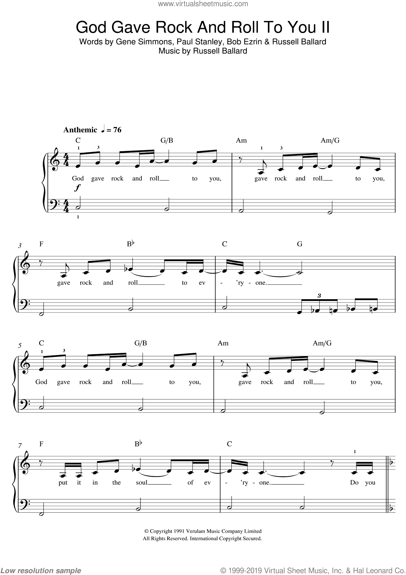 God Gave Rock And Roll To You II