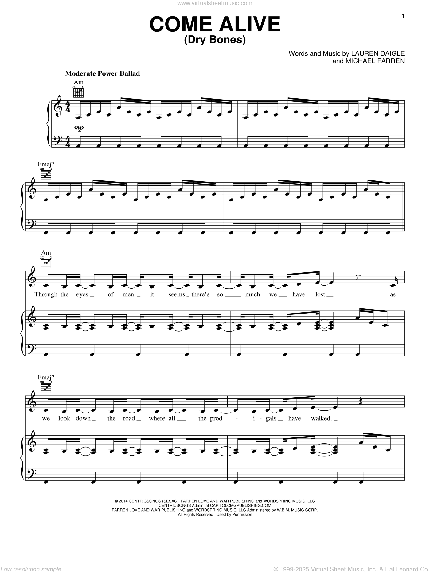 Come Alive (Dry Bones)