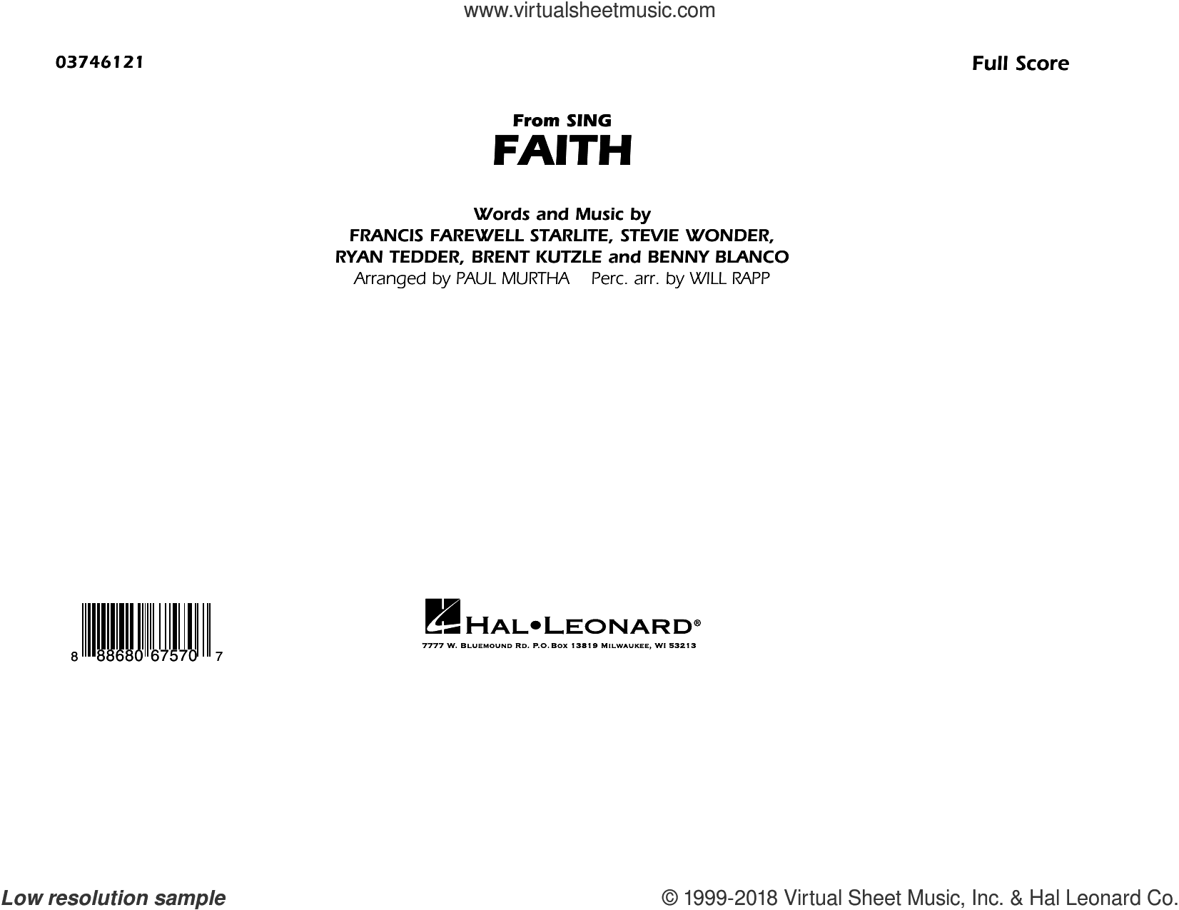 Faith (from Sing) (COMPLETE)