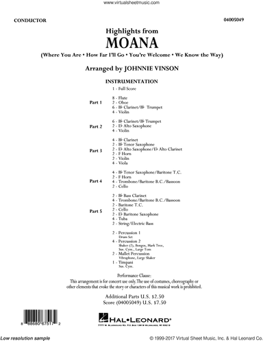 Highlights from Moana (COMPLETE)