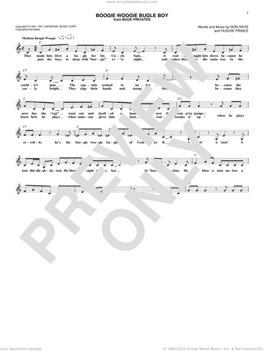 Boogie Woogie Bugle Boy