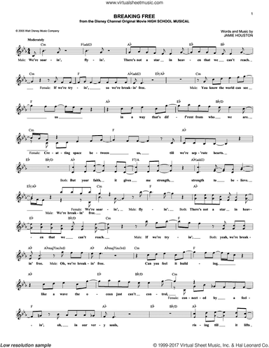 Breaking Free (from High School Musical)