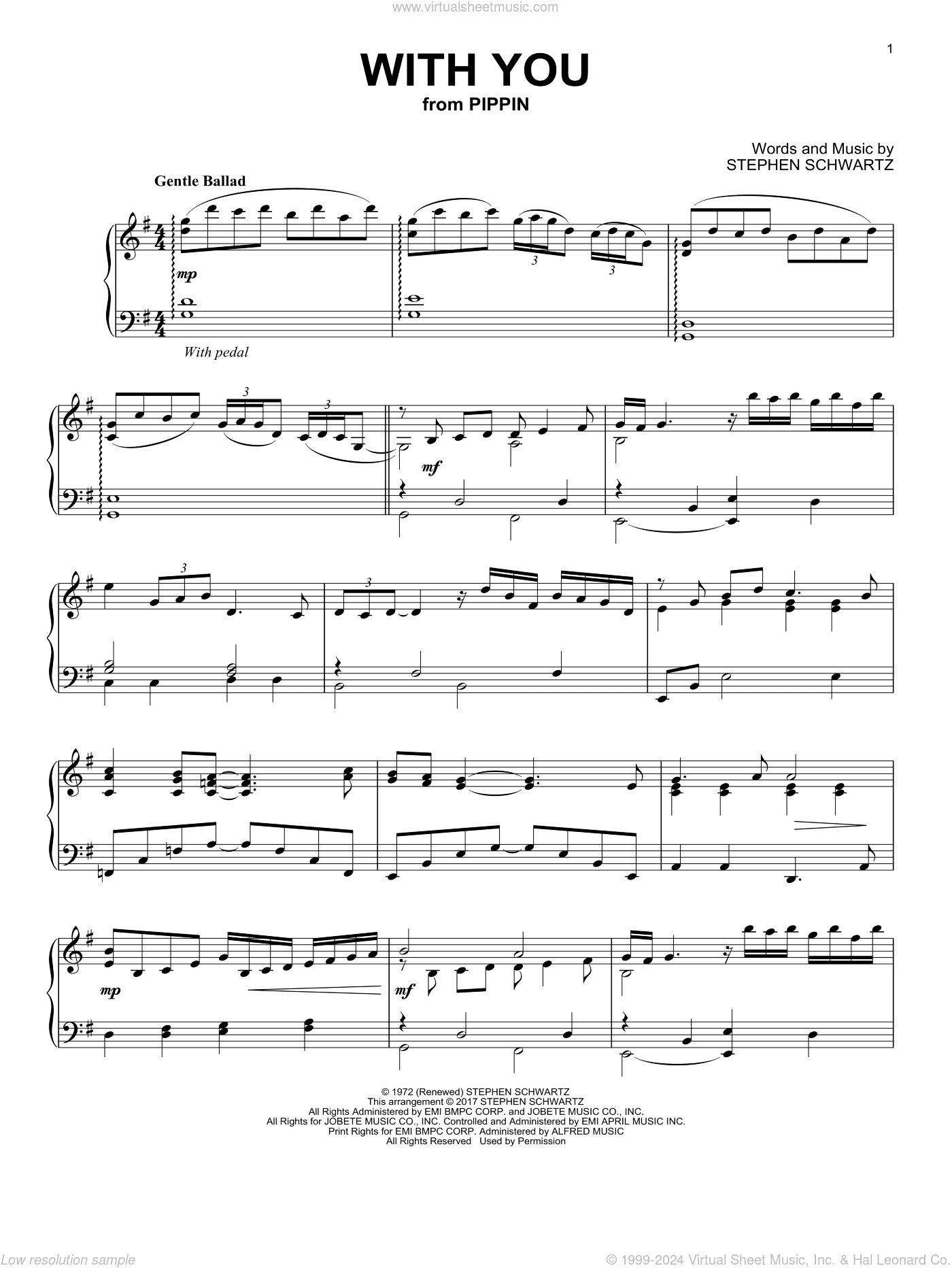 With You (from Pippin)