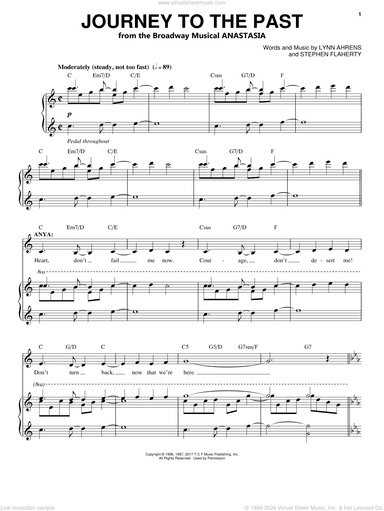 Journey To The Past (from Anastasia)