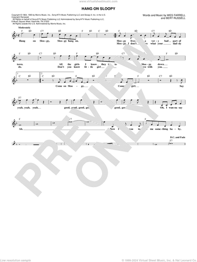 Hang On Sloopy