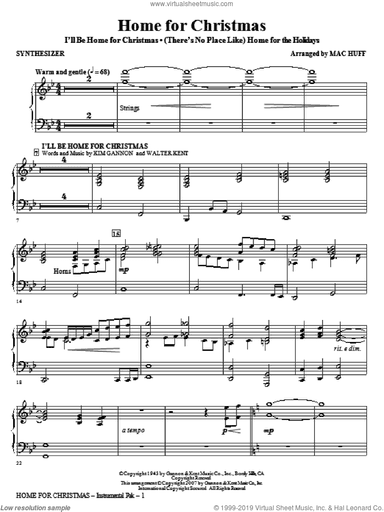 Home for Christmas (Medley) (complete set of parts)