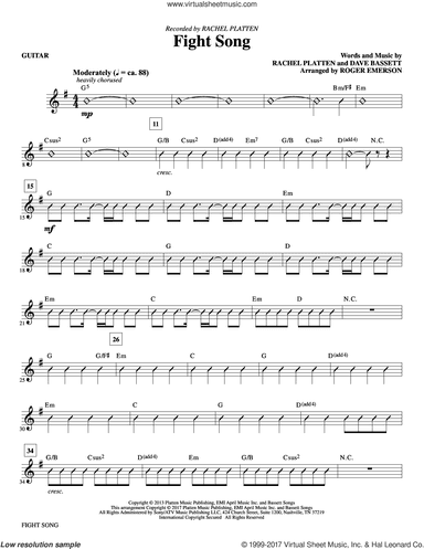 Fight Song (arr. Roger Emerson) (complete set of parts)