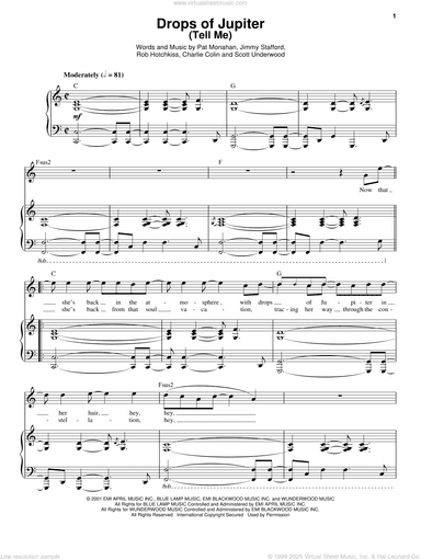 Drops Of Jupiter (Tell Me)