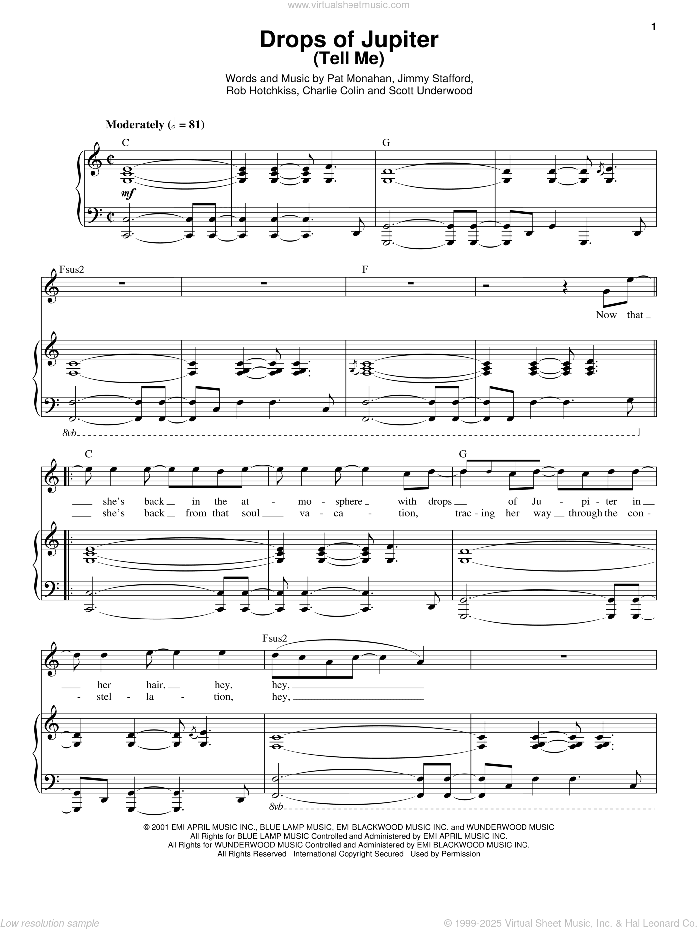 Drops Of Jupiter (Tell Me)