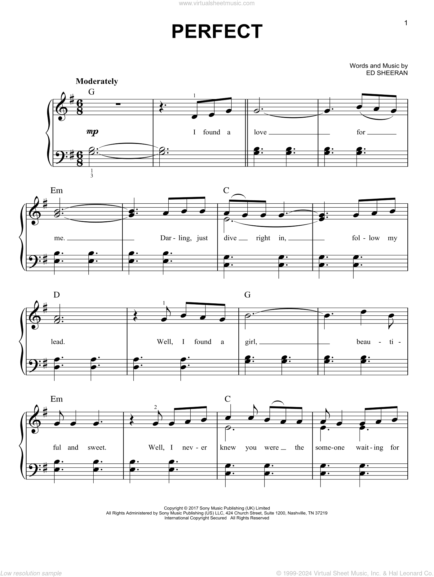 Perfect, (easy)