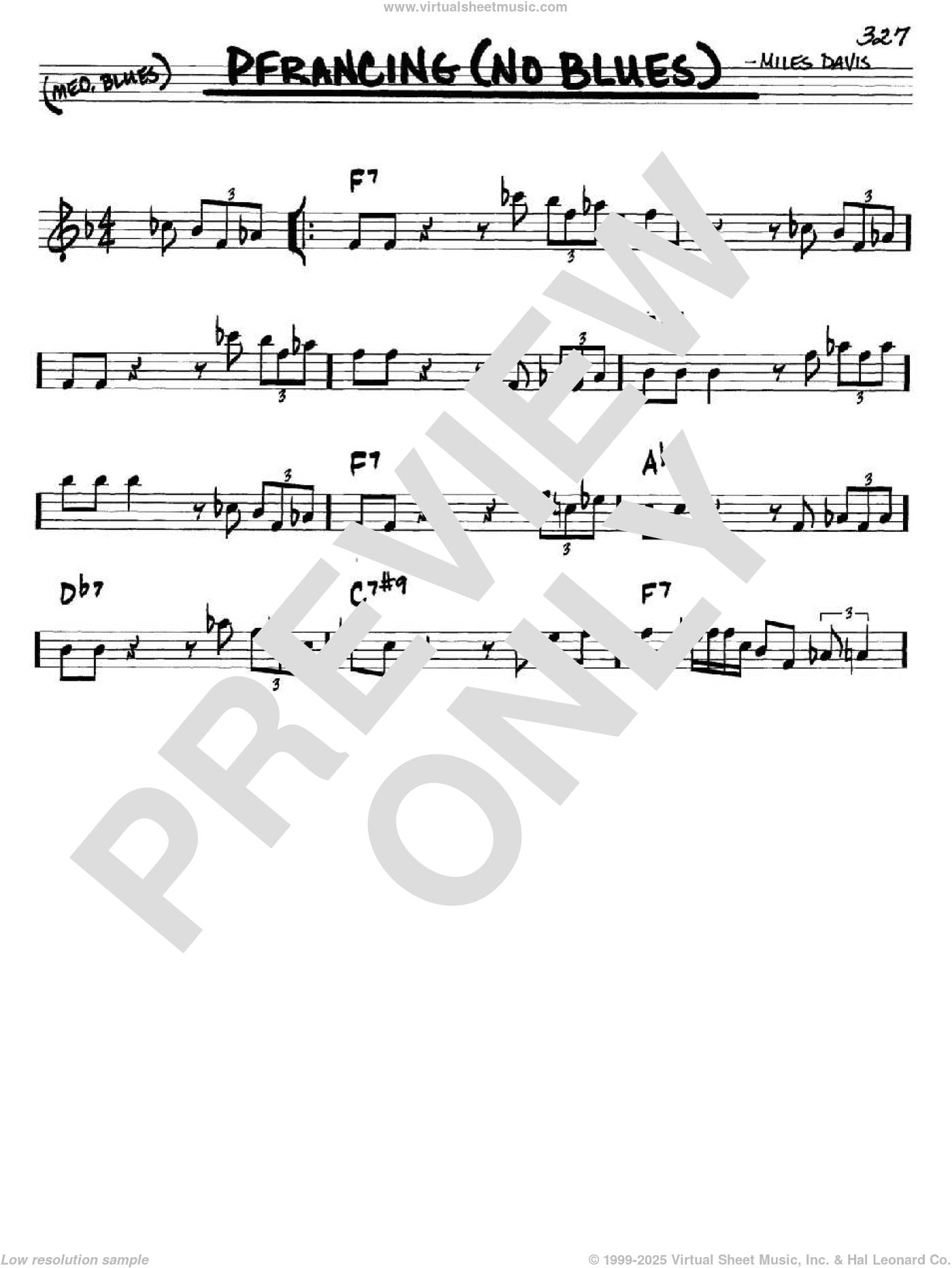 Pfrancing (No Blues)