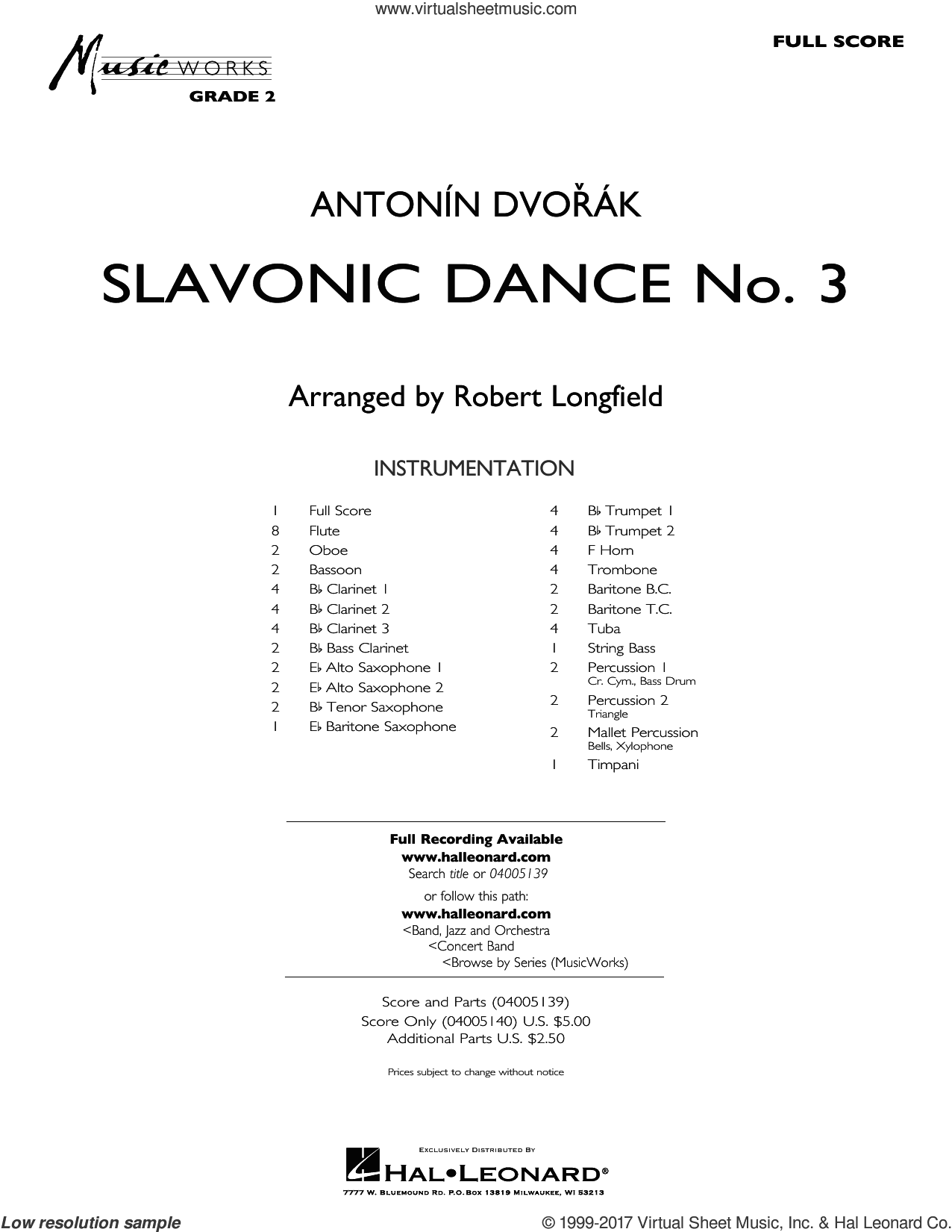 Slavonic Dance No. 3 (COMPLETE)