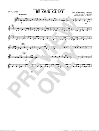 Be Our Guest (from Beauty And The Beast) (arr. Eric Osterling)