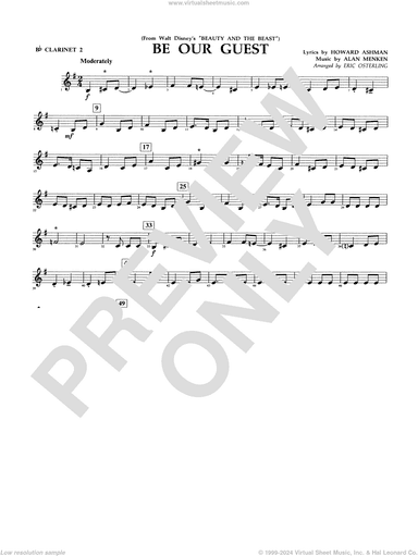 Be Our Guest (from Beauty And The Beast) (arr. Eric Osterling)