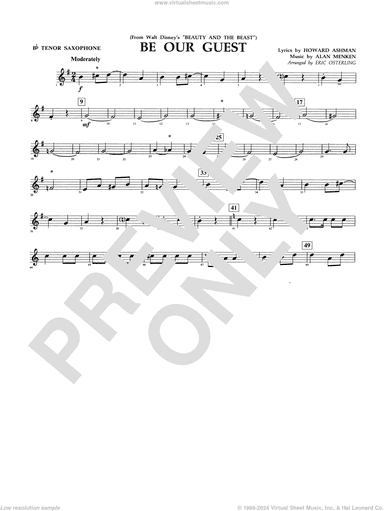 Be Our Guest (from Beauty And The Beast) (arr. Eric Osterling)