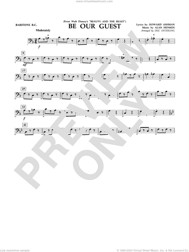 Be Our Guest (from Beauty And The Beast) (arr. Eric Osterling)