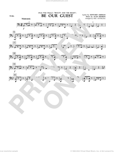 Be Our Guest (from Beauty And The Beast) (arr. Eric Osterling)