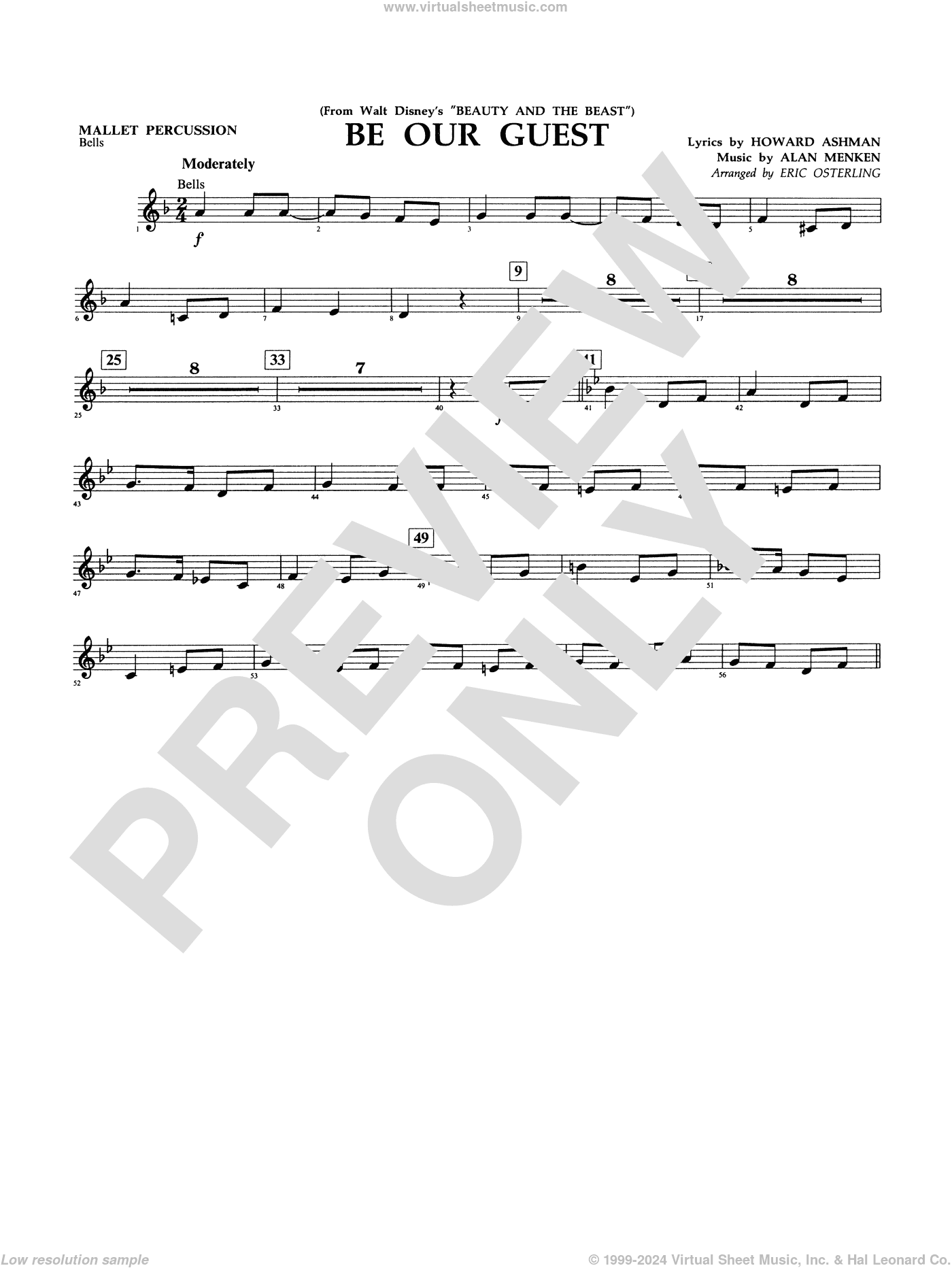 Be Our Guest (from Beauty And The Beast) (arr. Eric Osterling)
