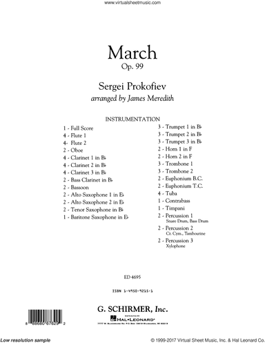 March, Op. 99 (COMPLETE)