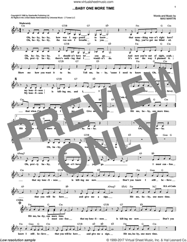 ...Baby One More Time