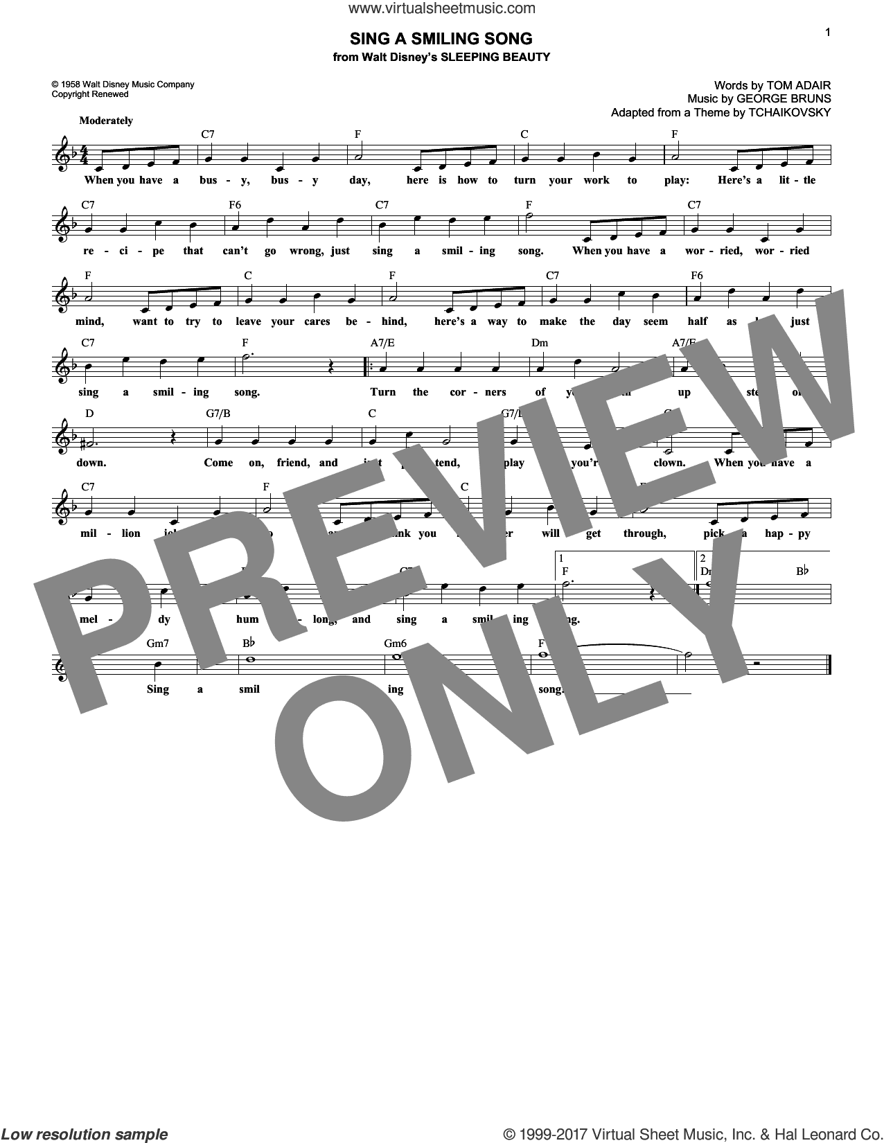 Sing A Smiling Song