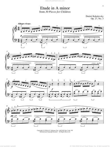 Etude In A Minor