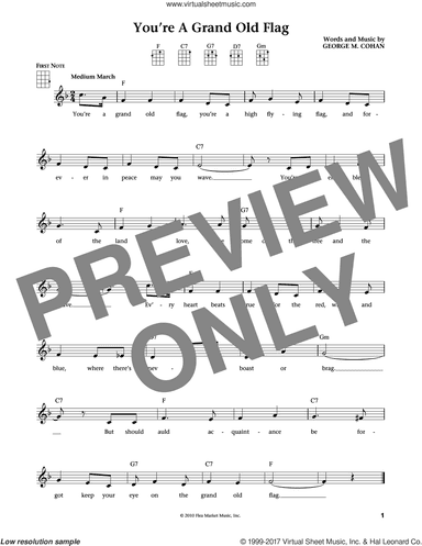 You're A Grand Old Flag (from The Daily Ukulele) (arr. Liz and Jim Beloff)