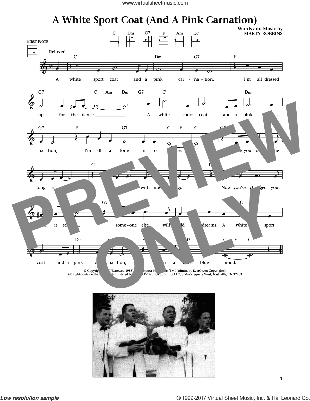 A White Sport Coat (And A Pink Carnation) (from The Daily Ukulele) (arr. Liz and Jim Beloff)