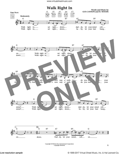 Walk Right In (from The Daily Ukulele) (arr. Liz and Jim Beloff)