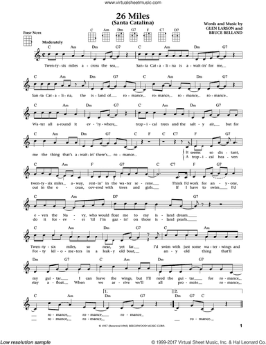26 Miles (Santa Catalina) (from The Daily Ukulele) (arr. Liz and Jim Beloff)