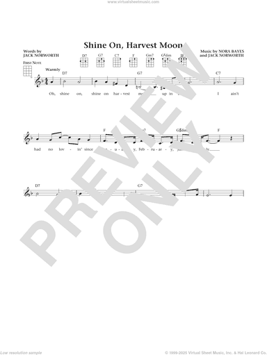 Shine On, Harvest Moon (from The Daily Ukulele) (arr. Liz and Jim Beloff)
