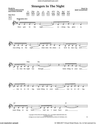 Strangers In The Night (from The Daily Ukulele) (arr. Liz and Jim Beloff)