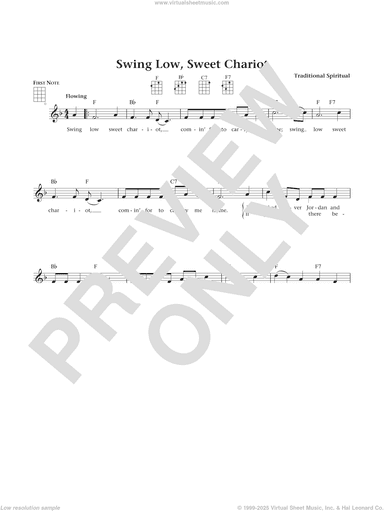 Swing Low, Sweet Chariot (from The Daily Ukulele) (arr. Liz and Jim Beloff)