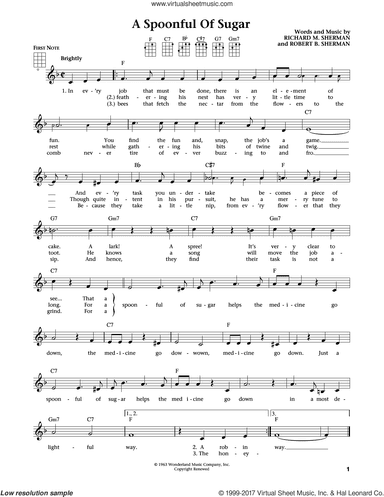 A Spoonful Of Sugar (from The Daily Ukulele) (arr. Liz and Jim Beloff)